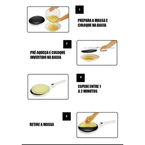 Maquina Elétrica De Panqueca Antiaderente