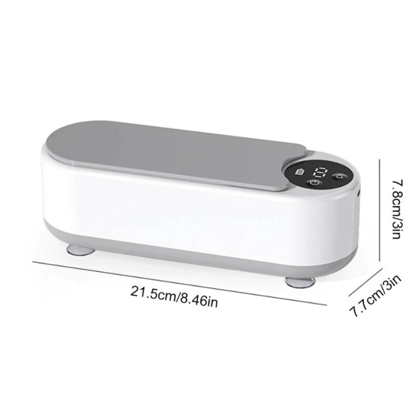 Limpador Ultrassônico Joias Óculos Bijuterias E Pincel de Maquiagem USB Recarregável.