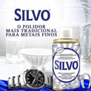 Polidor Silvo Para Metais de Prata, Ouro e Inox e Anti Manchas 200ml