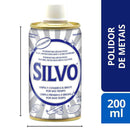Polidor Silvo Para Metais de Prata, Ouro e Inox e Anti Manchas 200ml